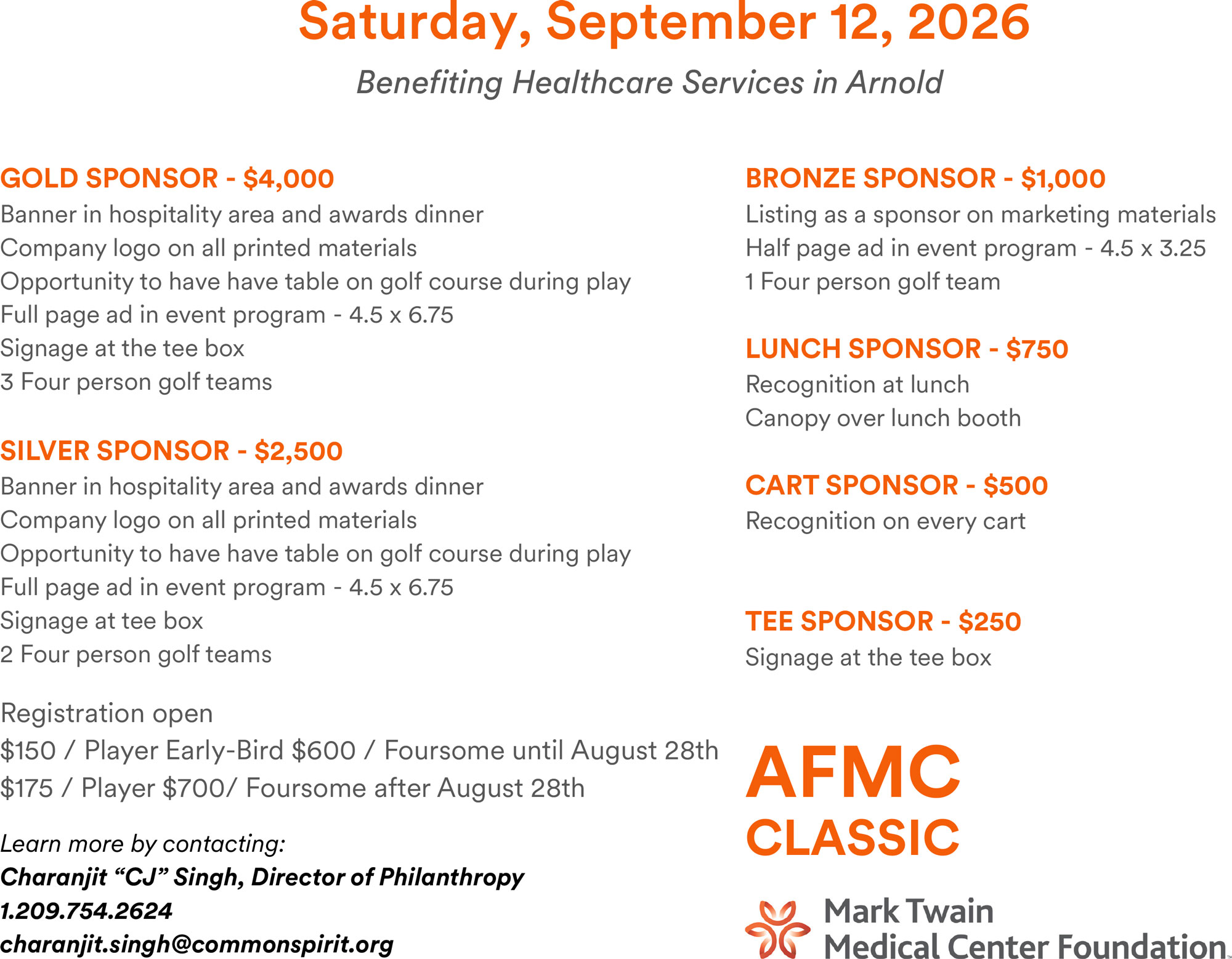 AFMC Golf Classic 2026