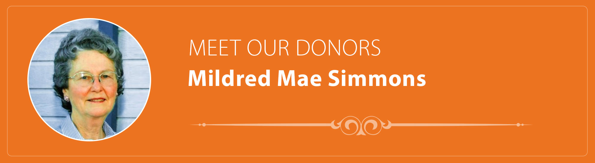 Mildred Mae Simmons photo on banner Mildred Mae Simmons photo on banner