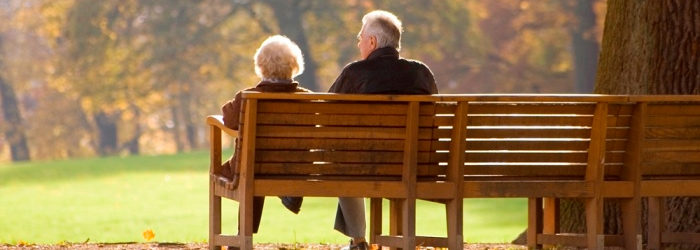 Couple on bench
